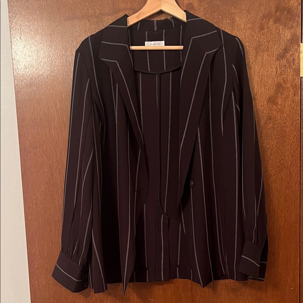 Anine Bing Pinstripe Blazer - Picture 5 of 11